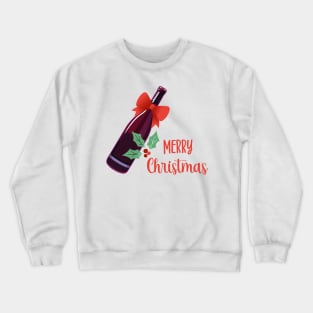 Merry Christmas Wine! Crewneck Sweatshirt